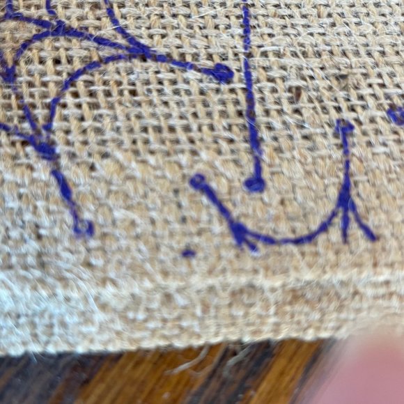 Halloween Spider Web Burlap 51 inches x 144 inches Rectangle Table Cloth Craft - Picture 4 of 6